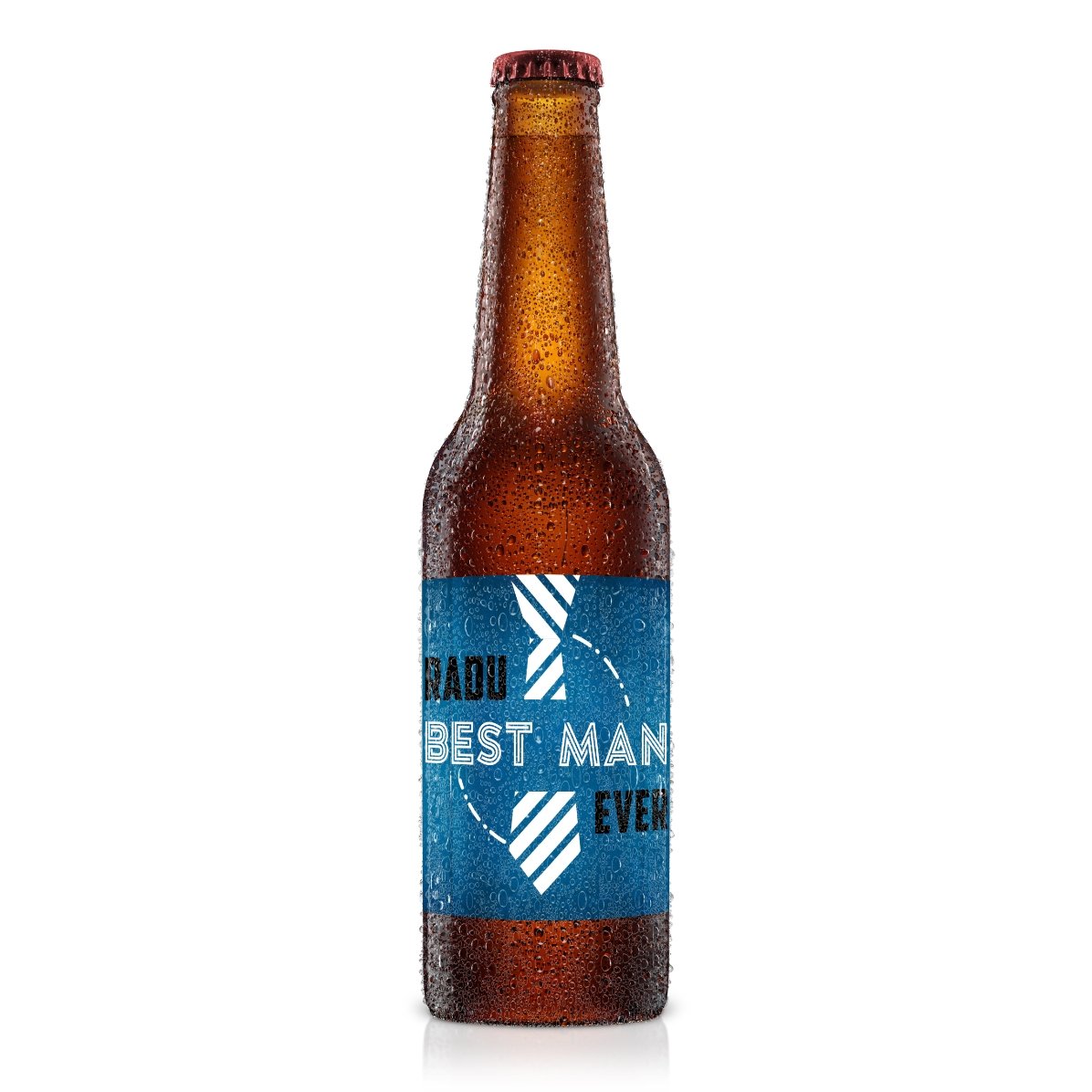 Birra personalizzata con scritta - Testimone dello sposo