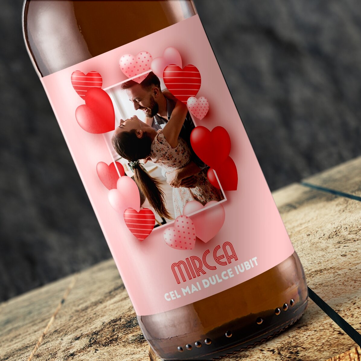 Birra personalizzata con una frase e una foto - Il fidanzato più dolce del mondo