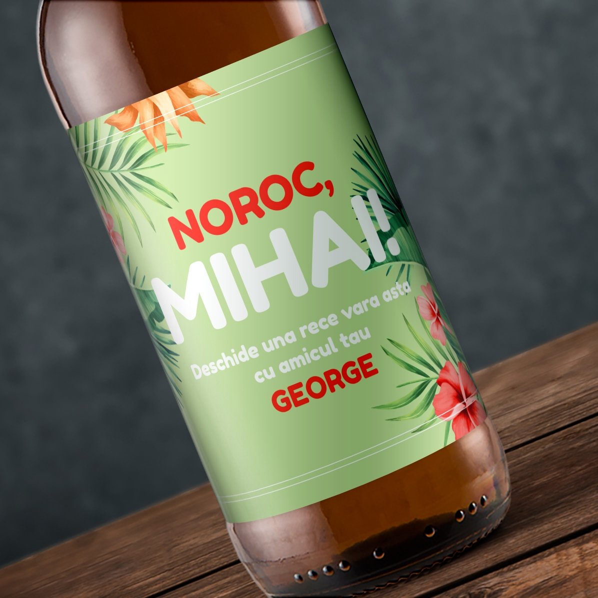 Birra personalizzata con scritta - Hibiscus