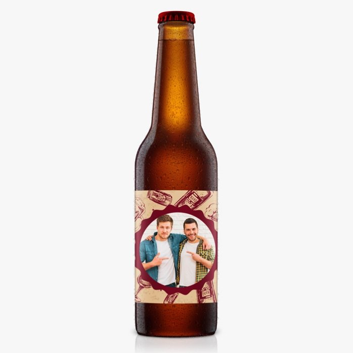 Birra personalizzata con una foto