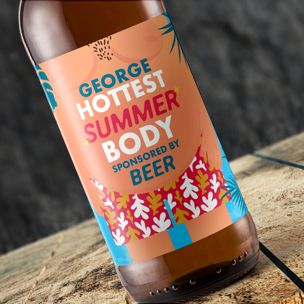 Birra personalizzata con scritta - Hot body