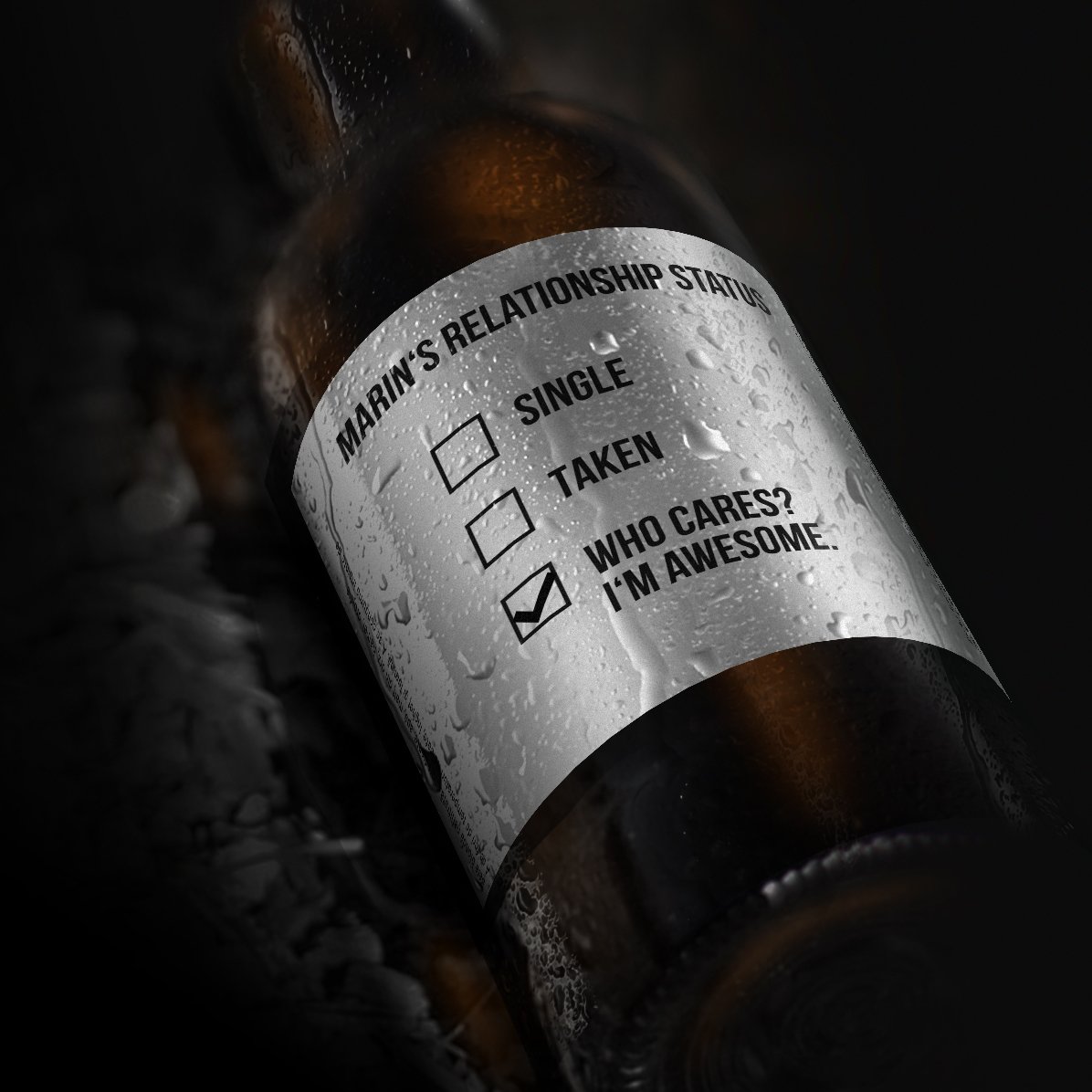 Birra personalizzata con scritta - I