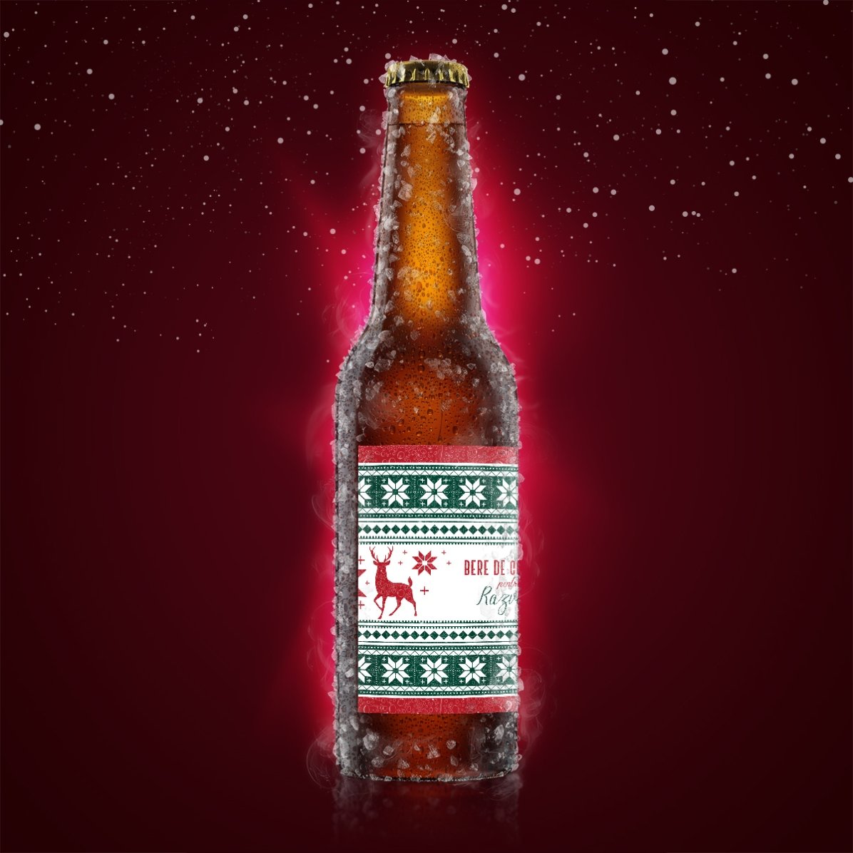 Birra personalizzata con scritta - Modello Reni