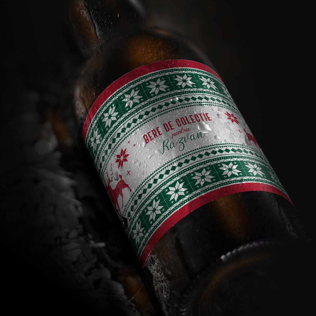 Birra personalizzata con scritta - Modello Reni