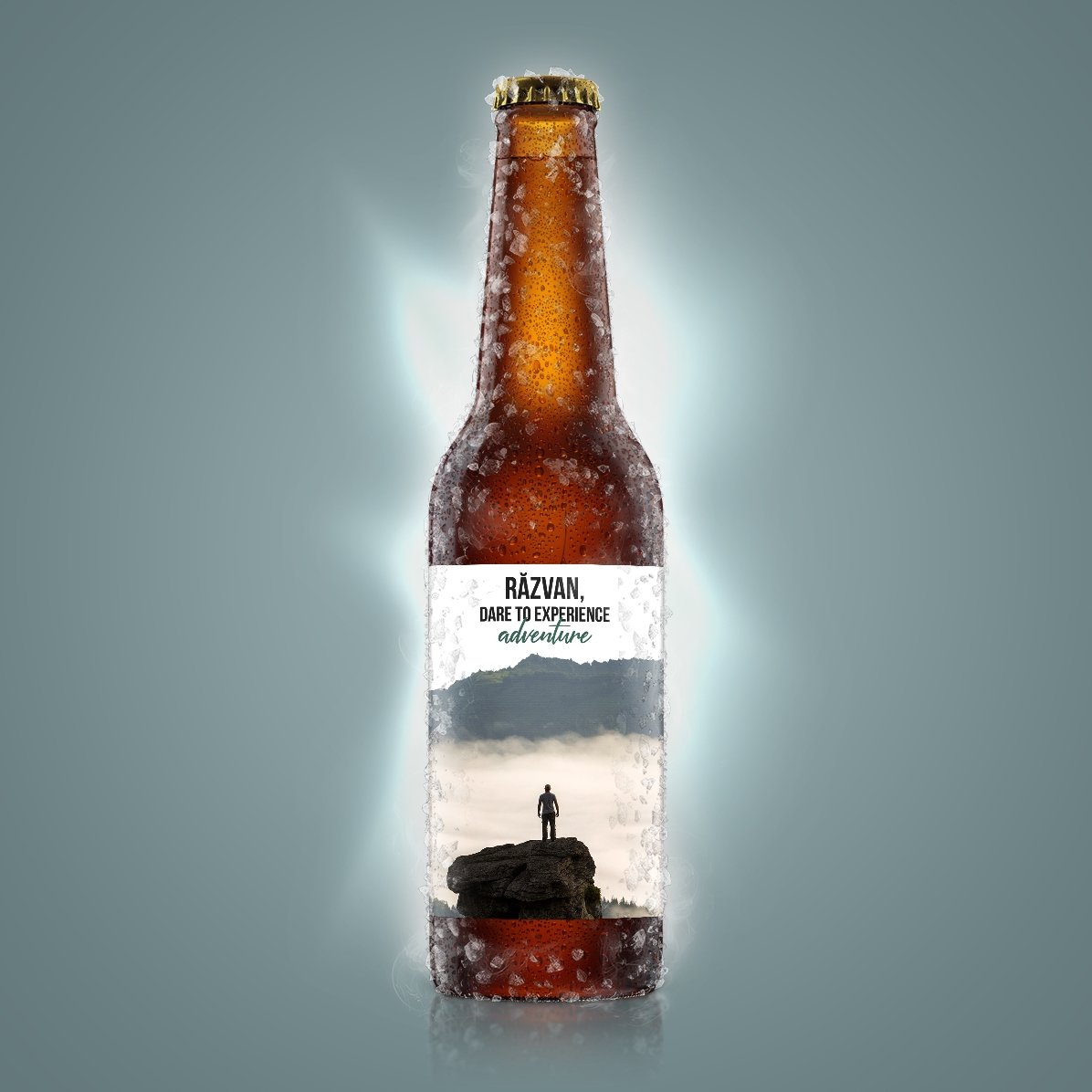 Birra personalizzata con testo e foto - Dare to...