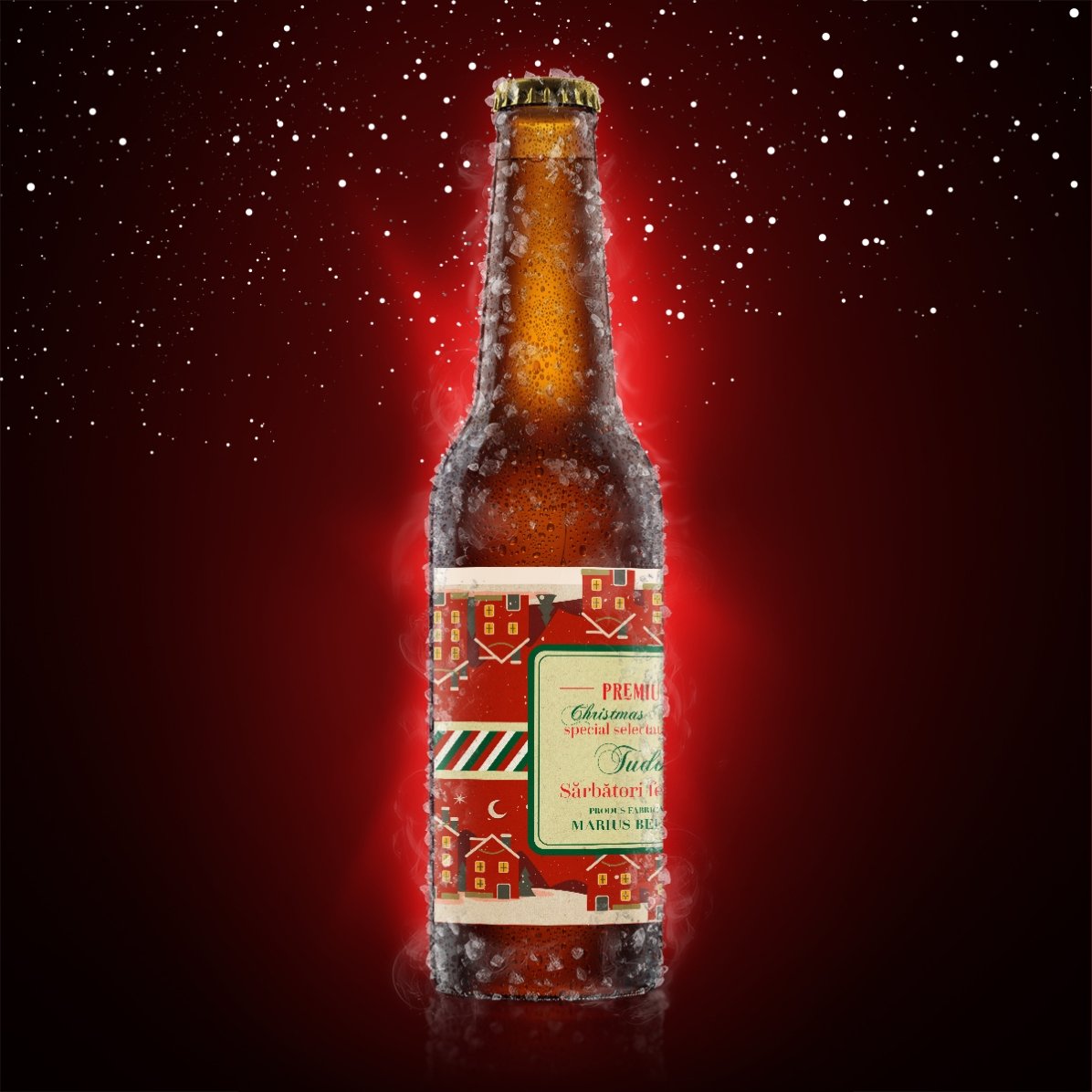 Birra personalizzata con scritta - Vintage Christmas Blend