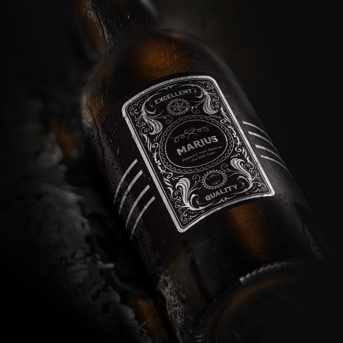 Birra personalizzata con scritta - Western