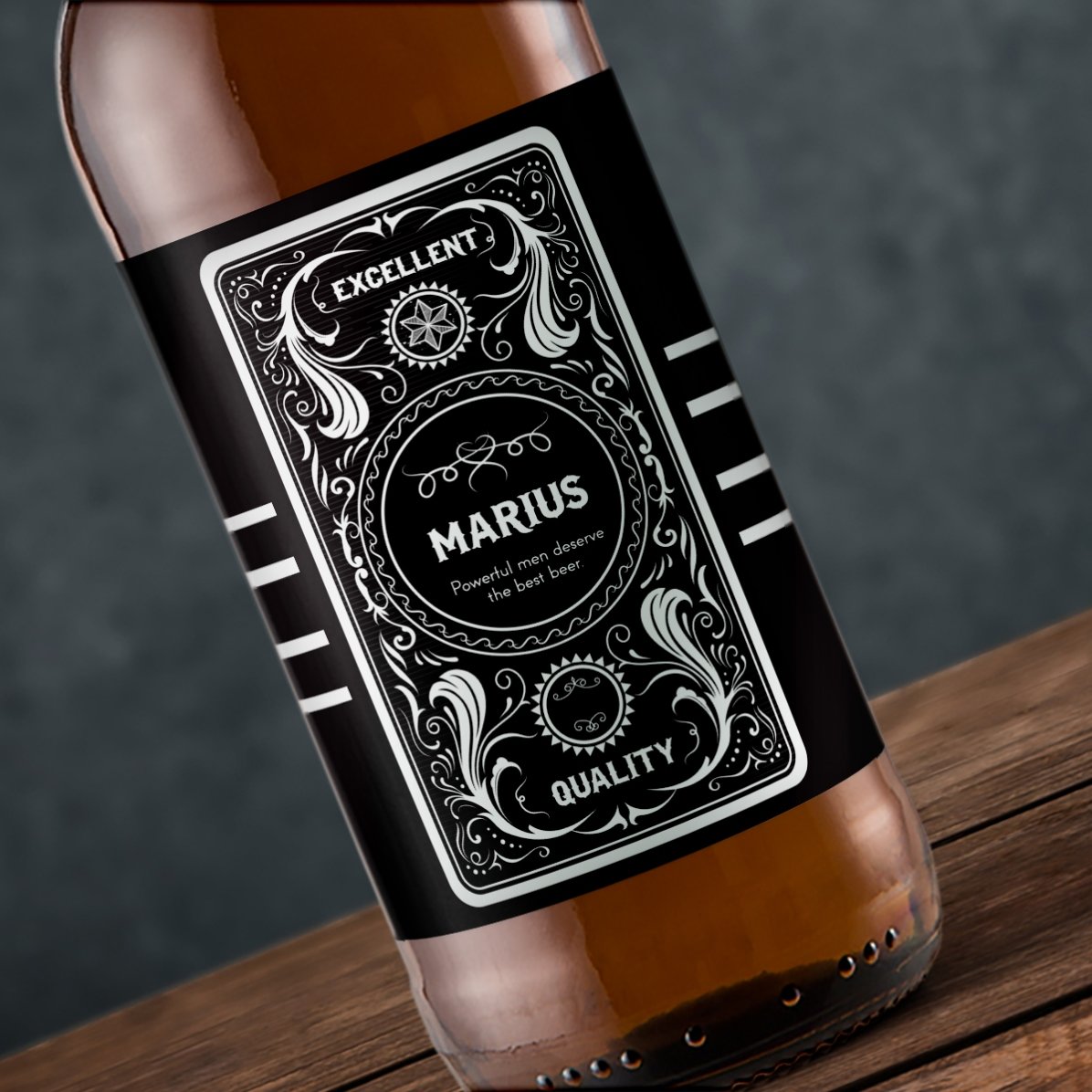 Birra personalizzata con scritta - Western