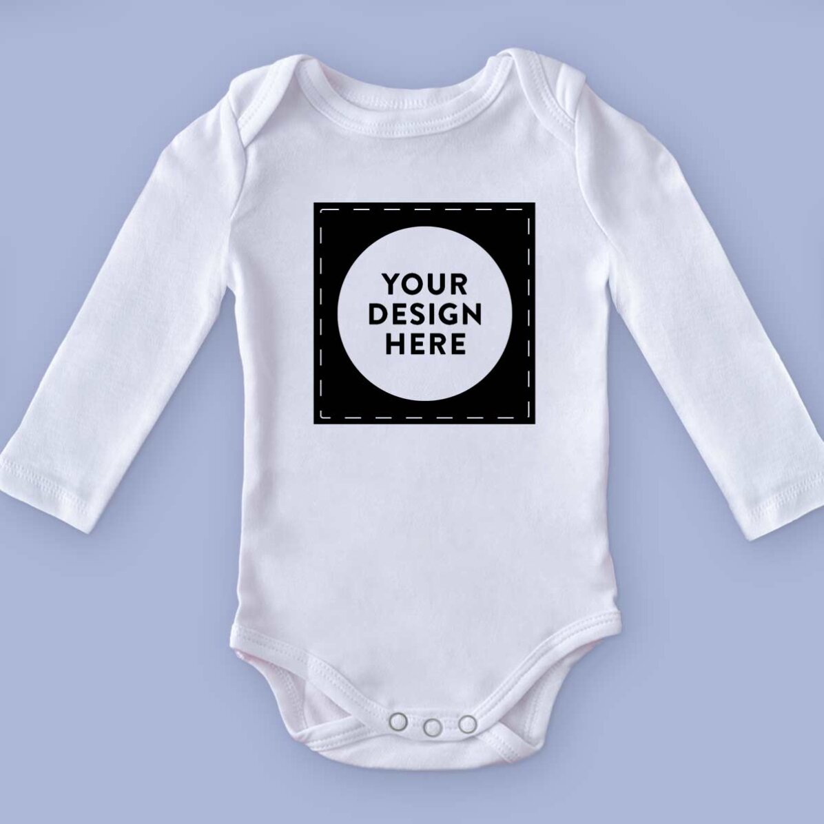 Body per bambini personalizzato con la tua grafica a quadrati