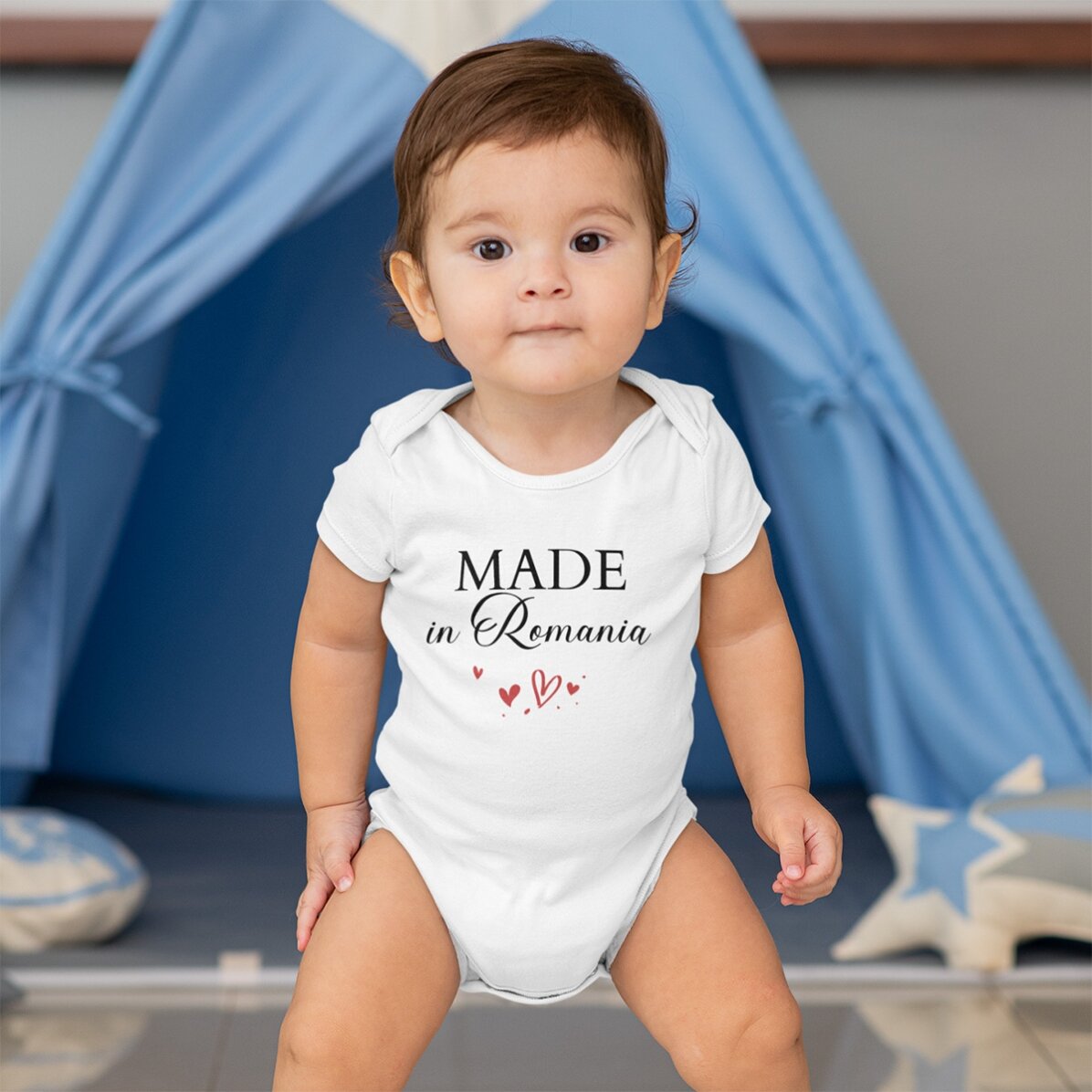 Body per bambini personalizzato con messaggio - Realizzato con amore