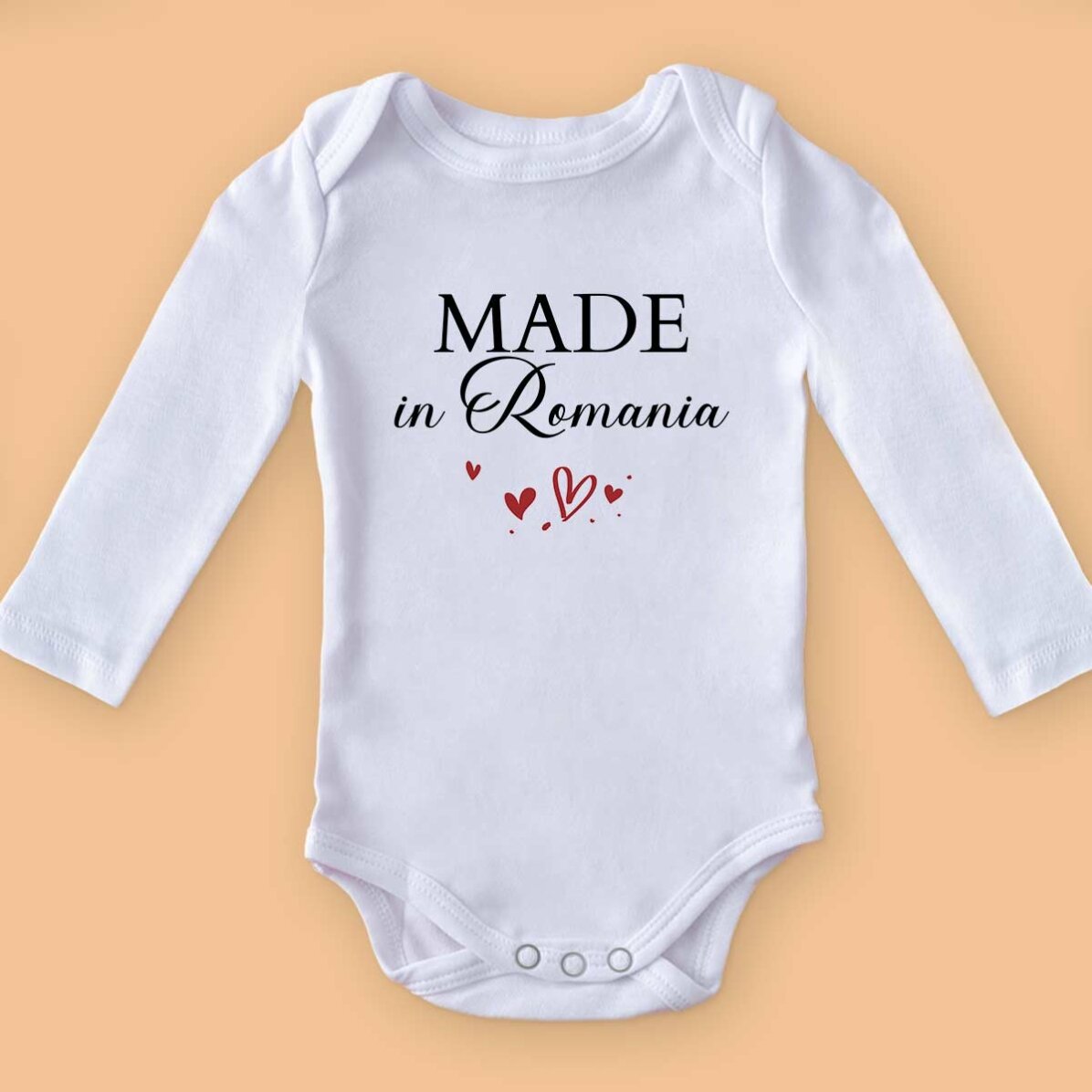 Body per bambini personalizzato con messaggio - Realizzato con amore