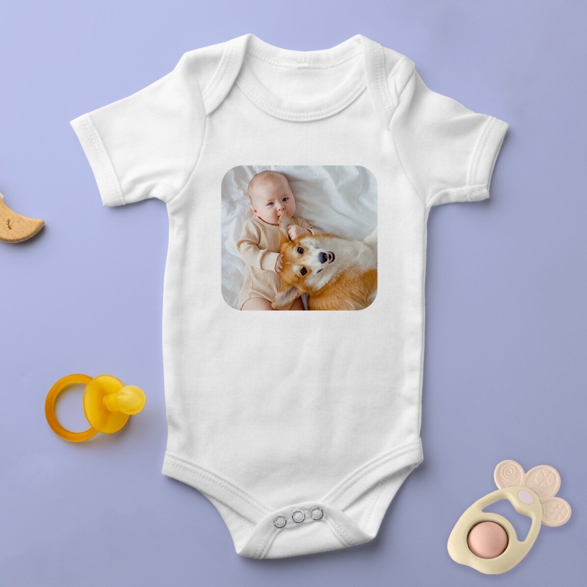 Body per bambini personalizzato con una foto