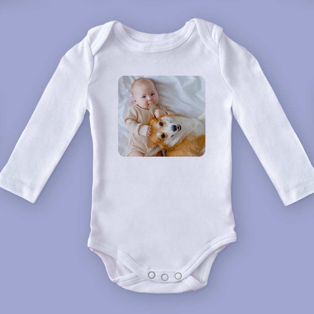 Body per bambini personalizzato con una foto
