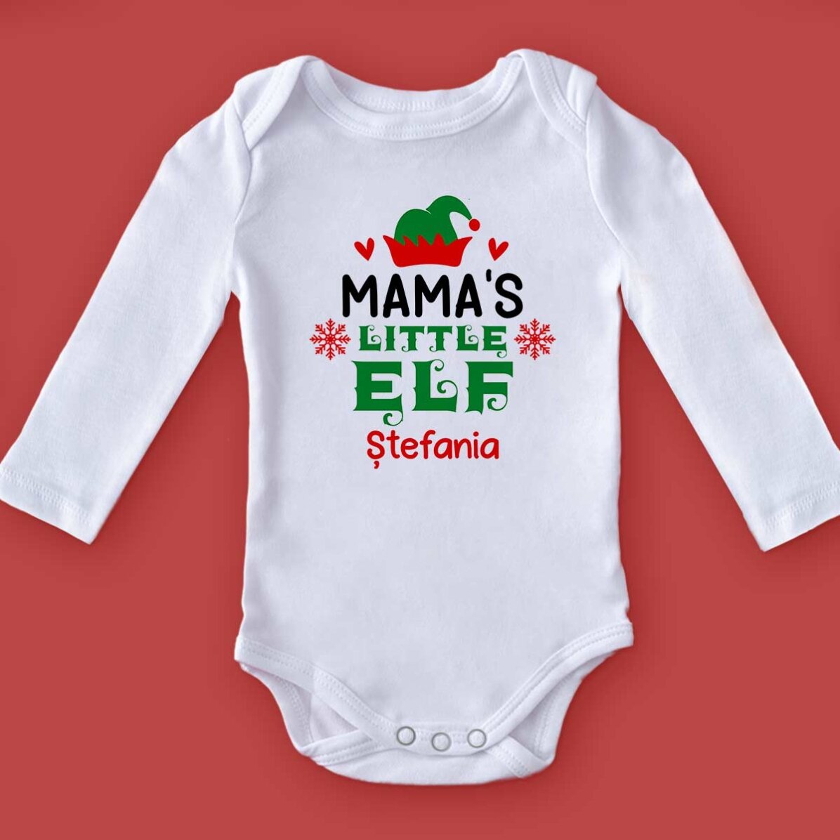Body per bambini personalizzato con scritta - Little elf