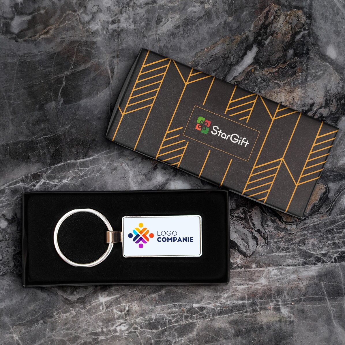 Portachiavi personalizzato con logo e nome