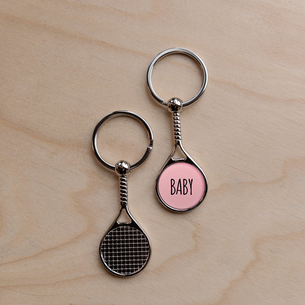 Portachiavi personalizzato con scritta - Baby