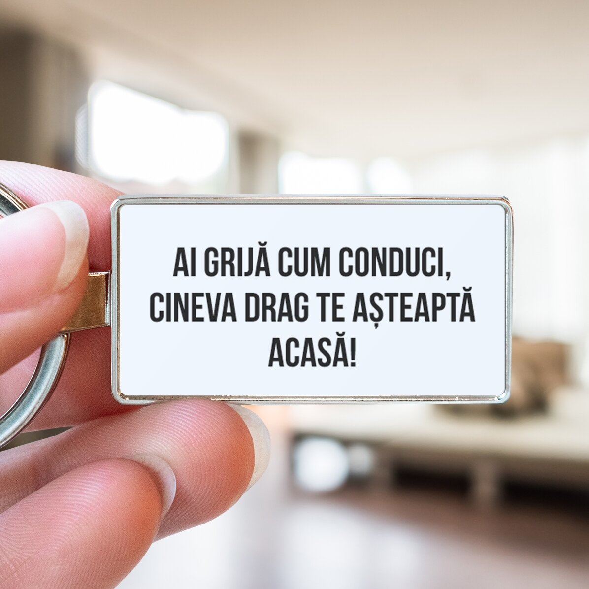 Portachiavi personalizzato con testo e foto - Cuore