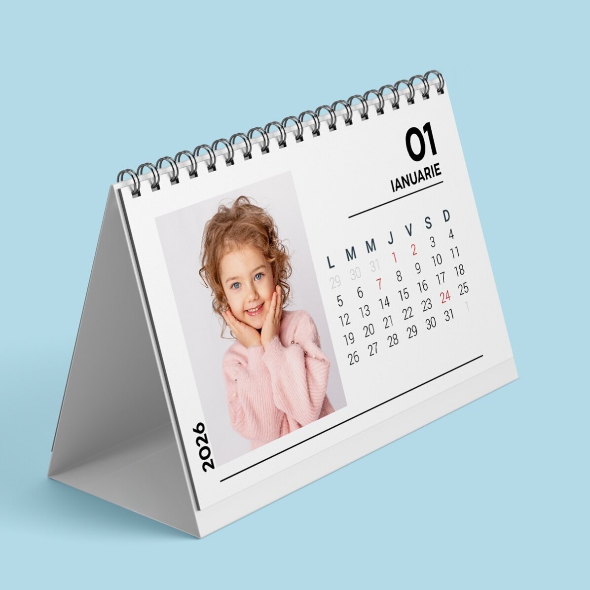 Calendario da scrivania personalizzato con foto