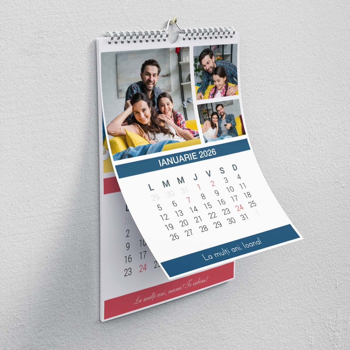Calendario personalizzato con foto e messaggio - Momenti insieme