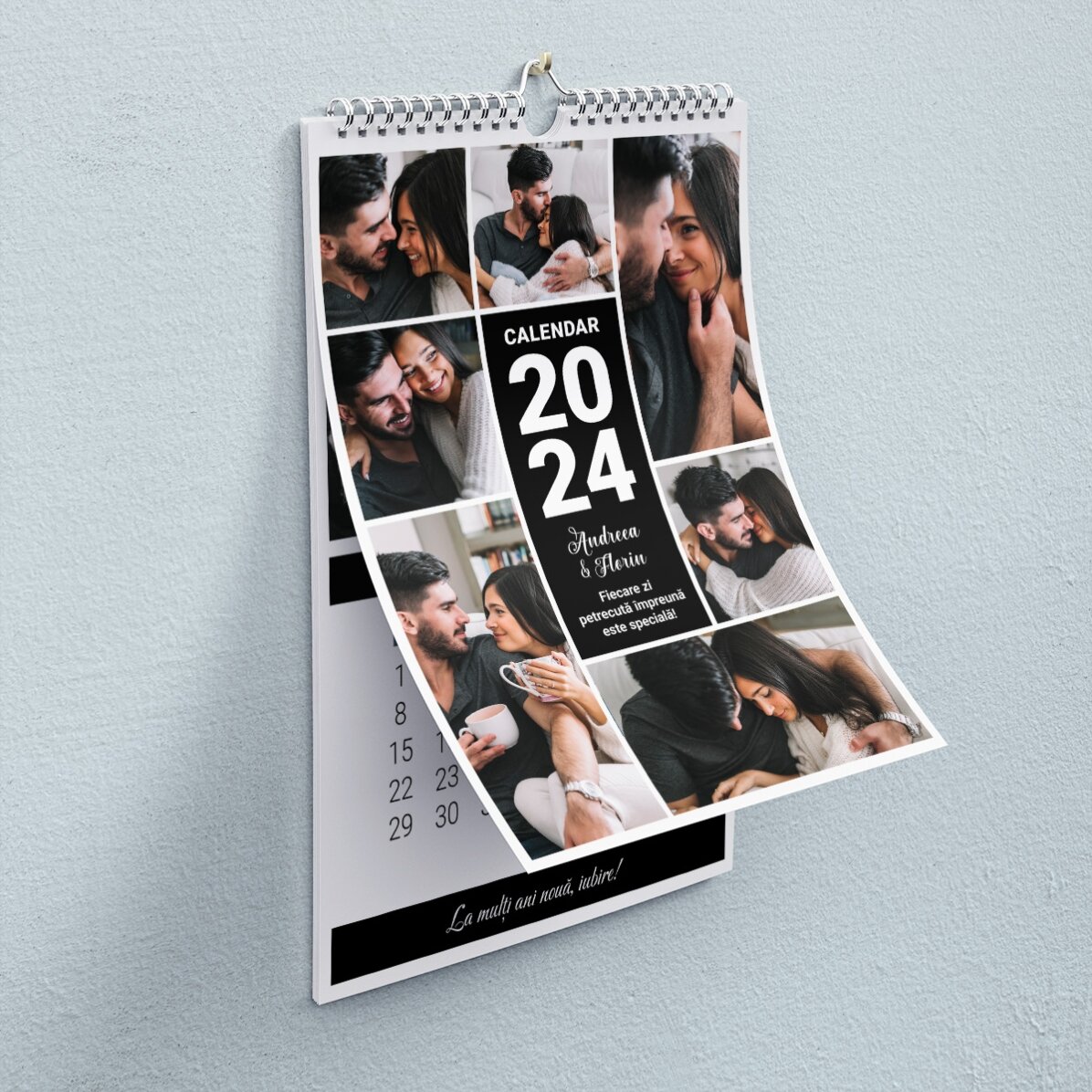 Calendario personalizzato con foto e messaggio - Momenti insieme