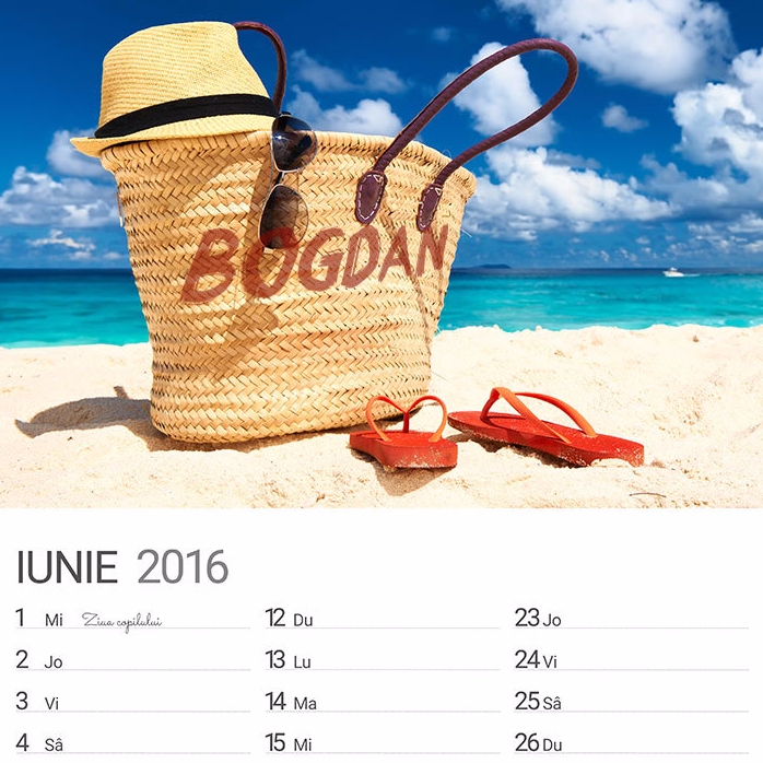 Calendario personalizzato - prima edizione