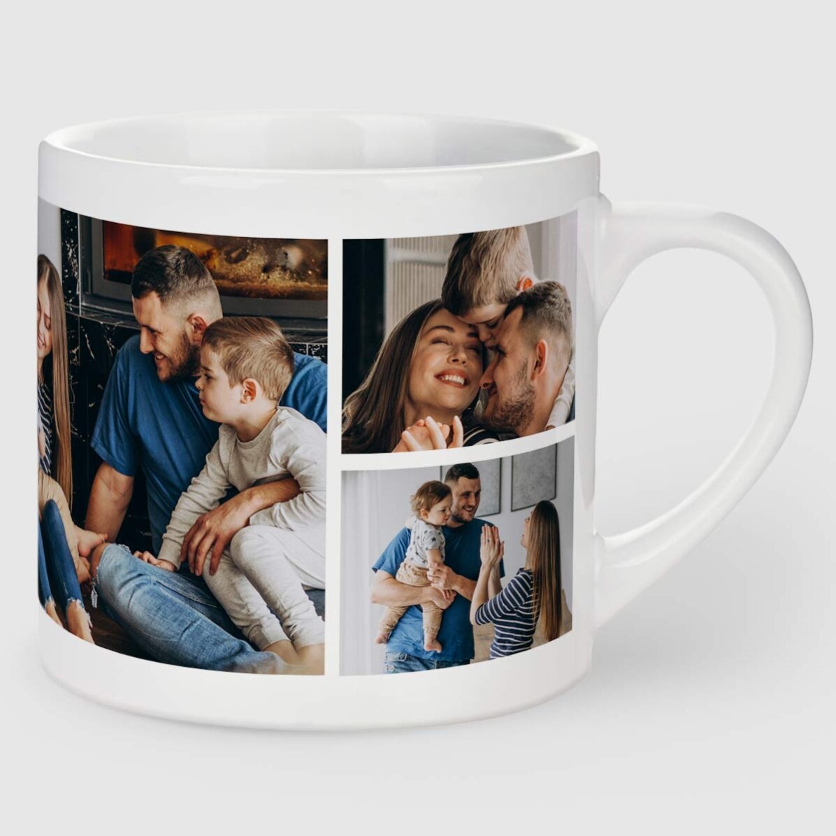 Tazza da caffè personalizzata con 6 foto