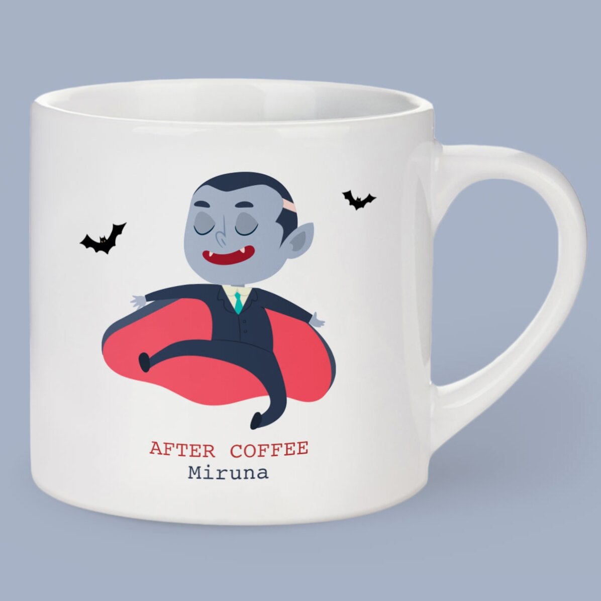 Tazza da espresso personalizzata con messaggio - I need fresh blood