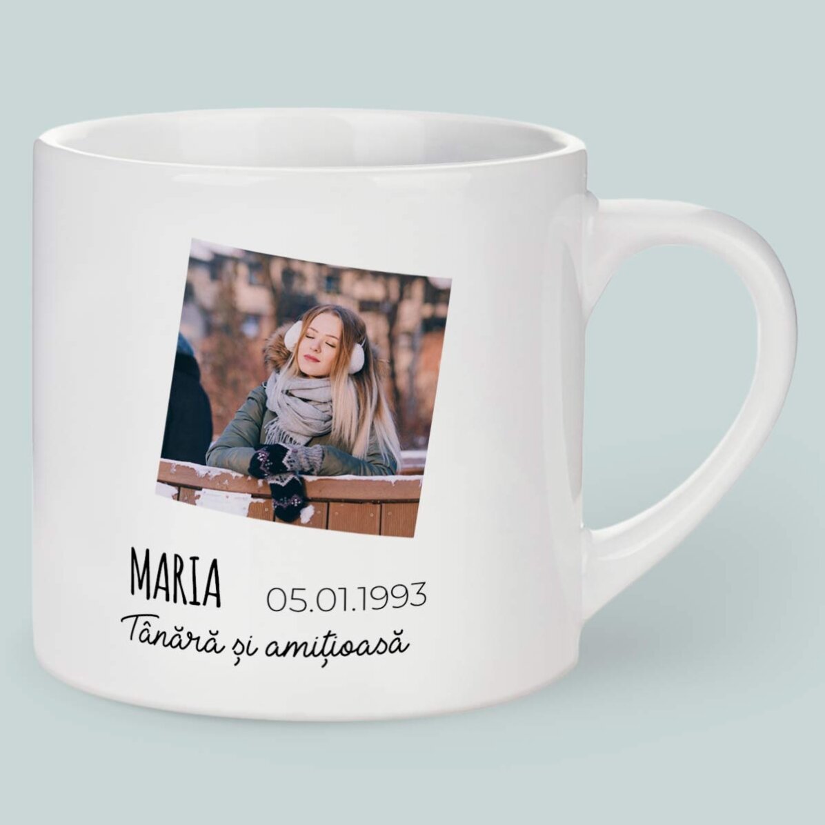 Tazza da caffè personalizzata con foto e testo - Segno zodiacale Capricorno