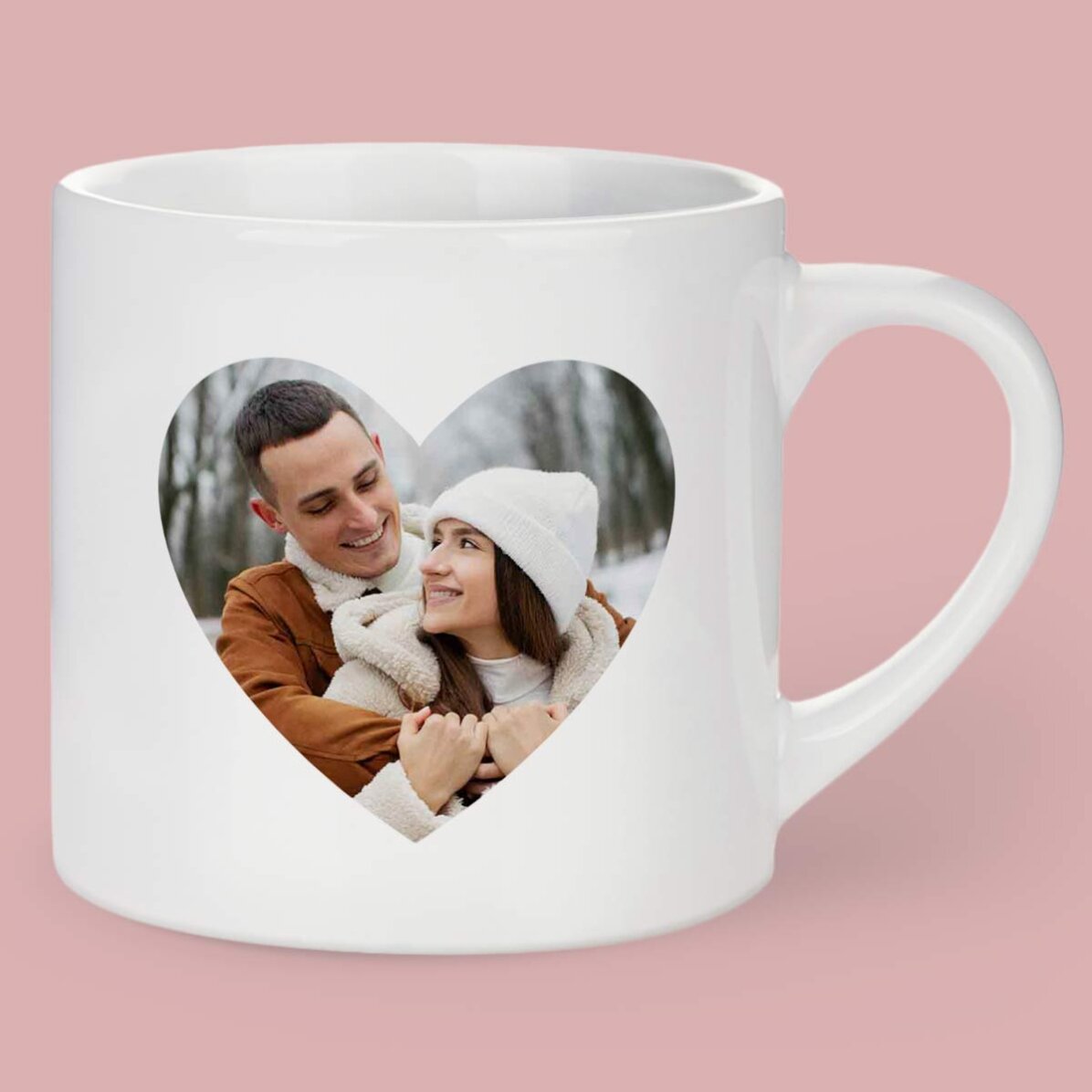 Tazza da caffè personalizzata con testo e foto - Promise