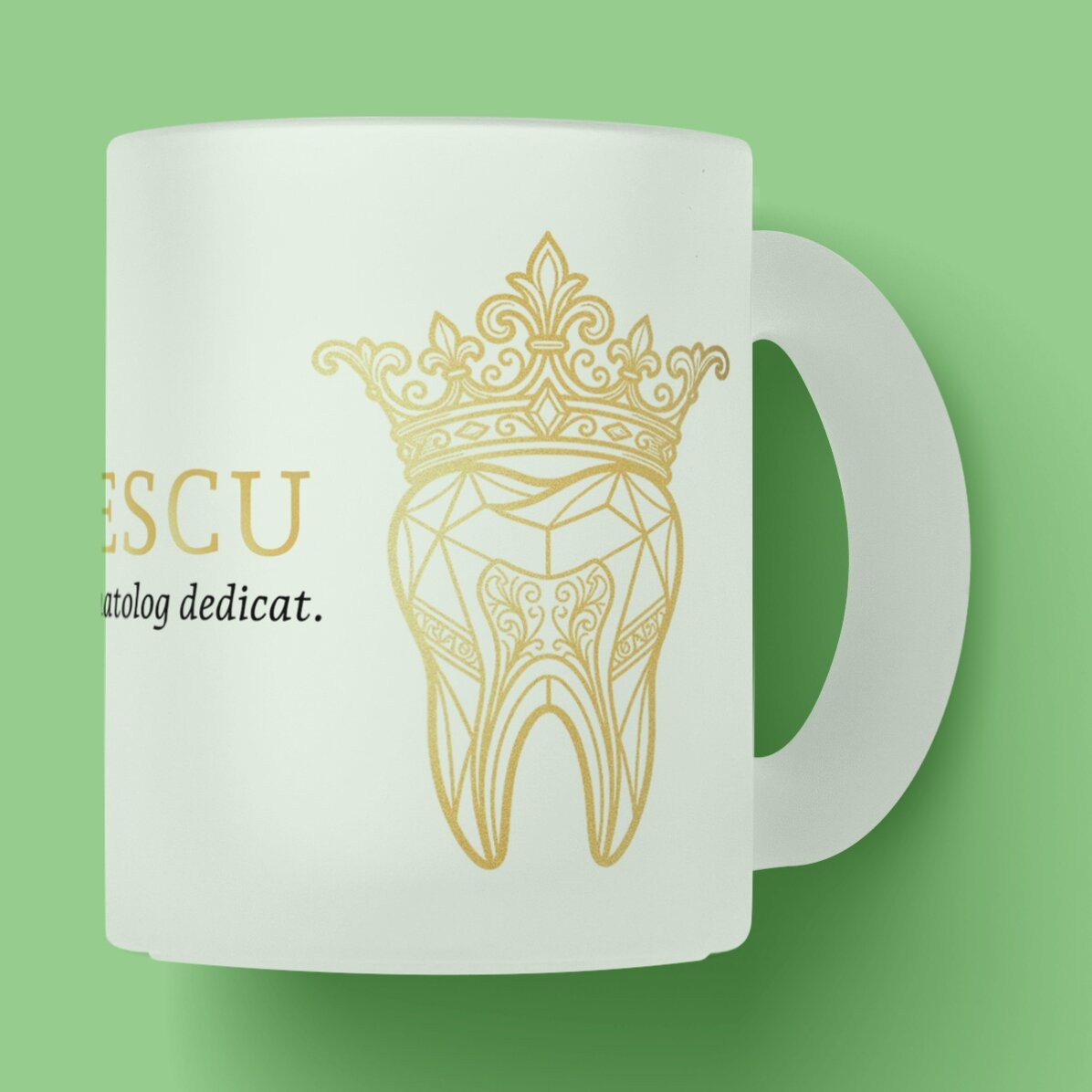 Tazza personalizzata con scritta - Golden Dentist