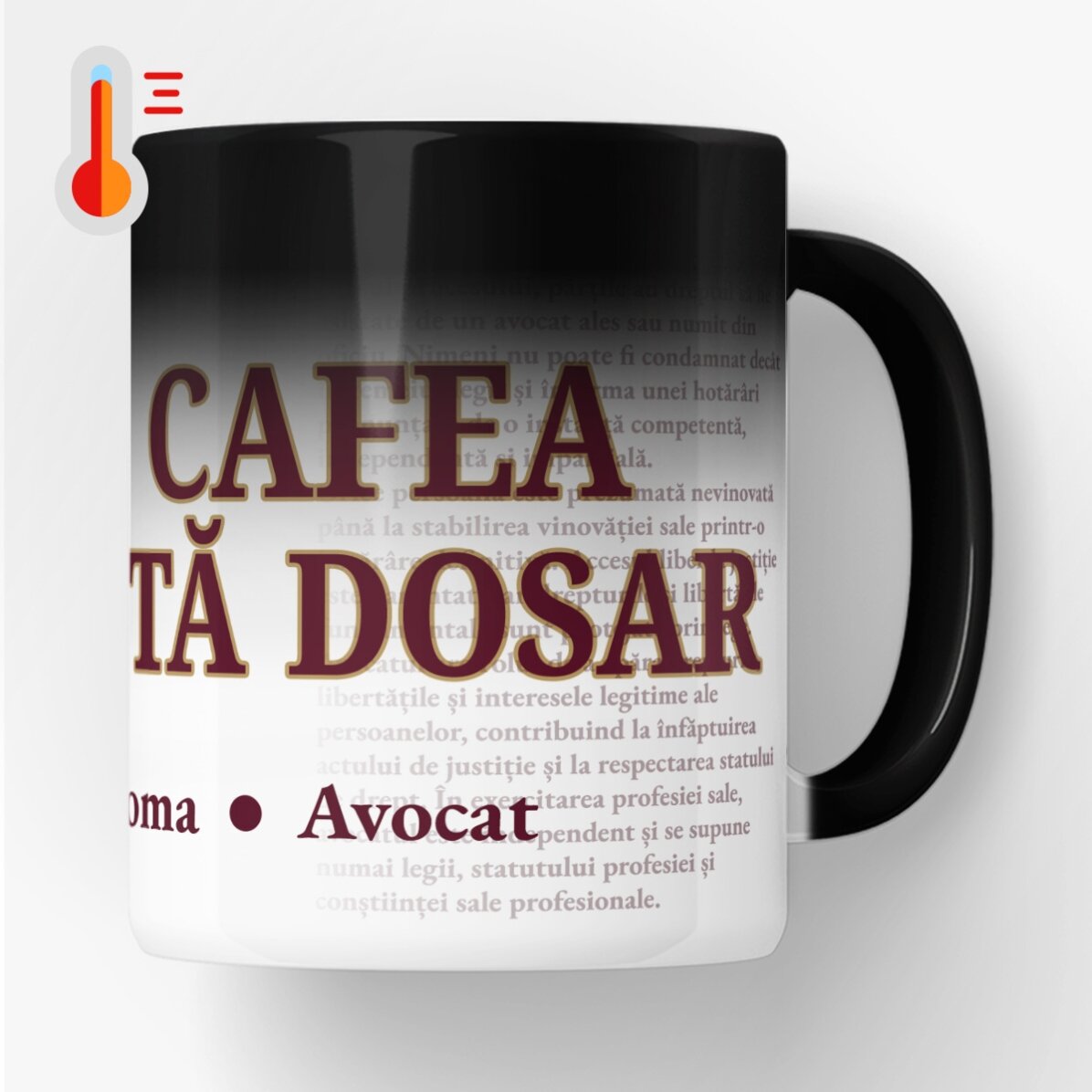 Tazza personalizzata con scritta per avvocati