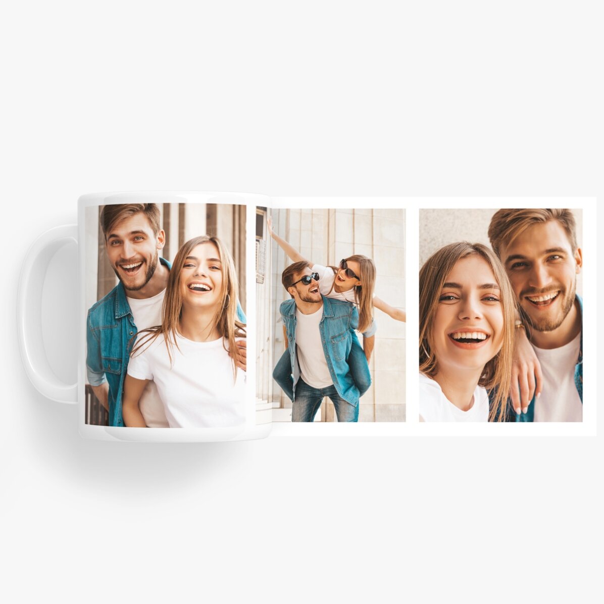 Tazza personalizzata con 3 foto
