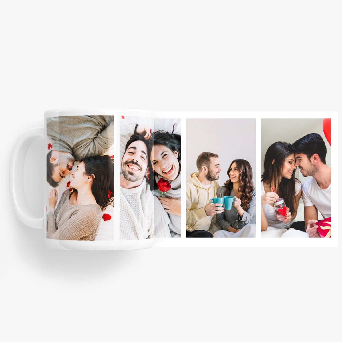 Tazza personalizzata con 4 foto