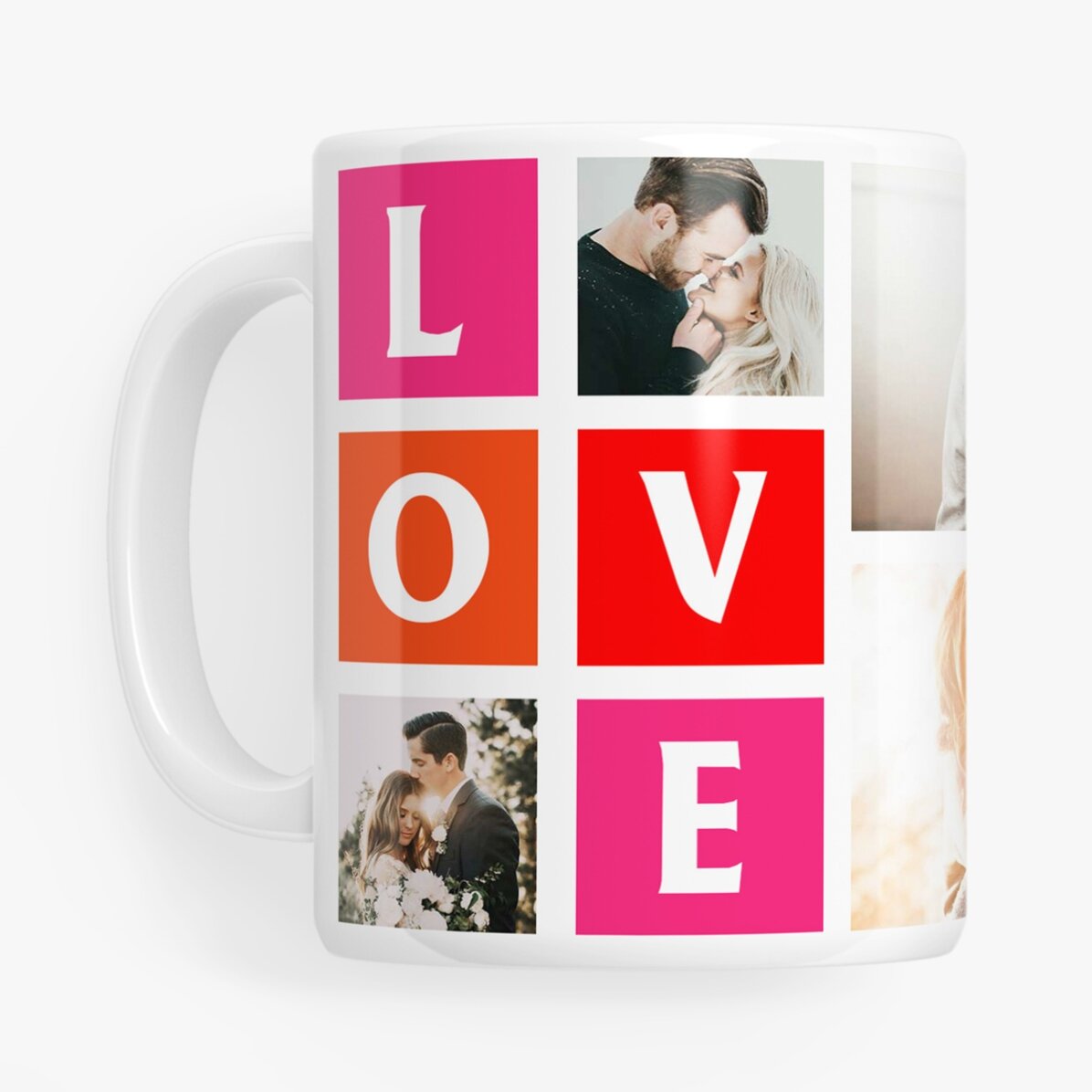 Tazza personalizzata con 6 foto "love"