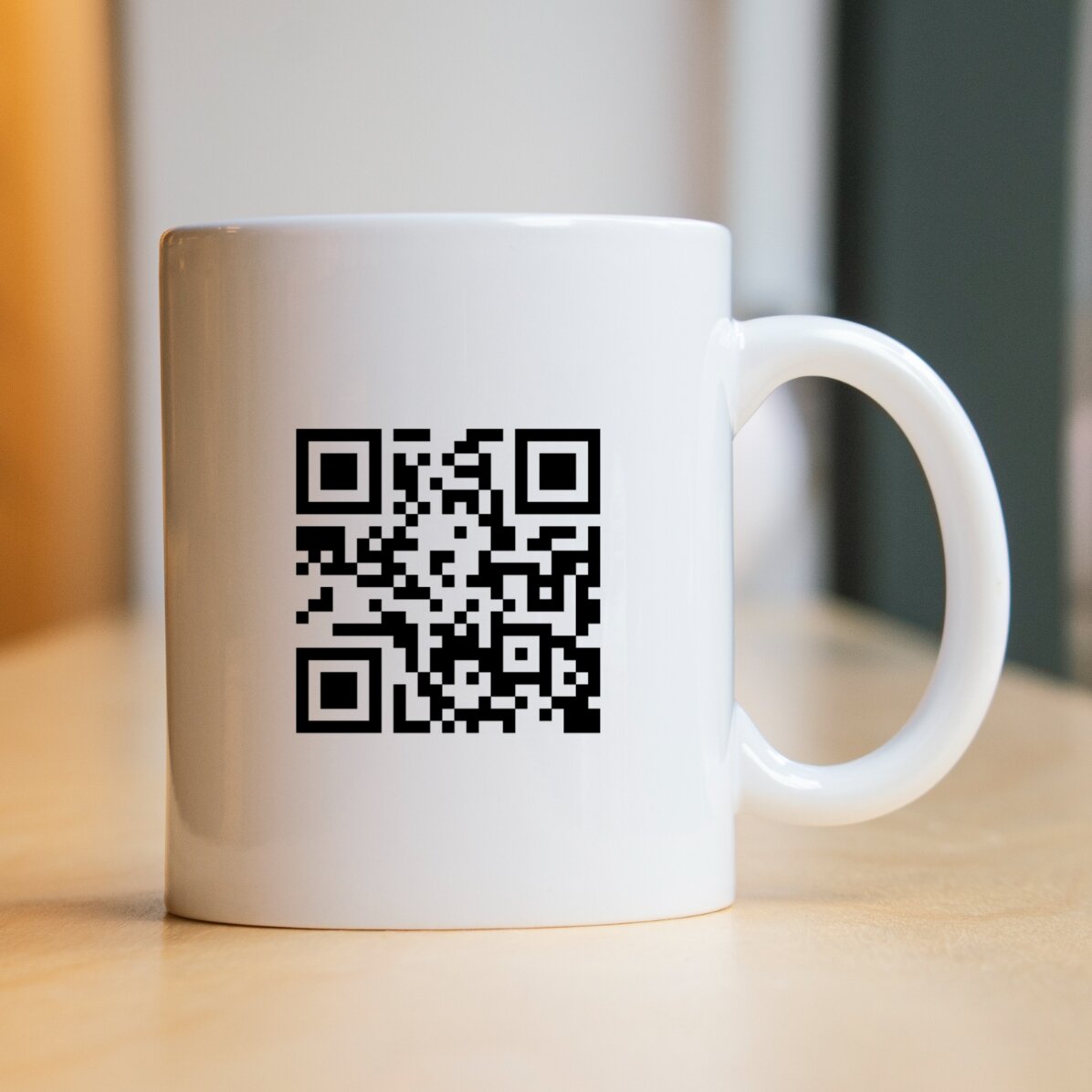 Tazza personalizzata con codice QR