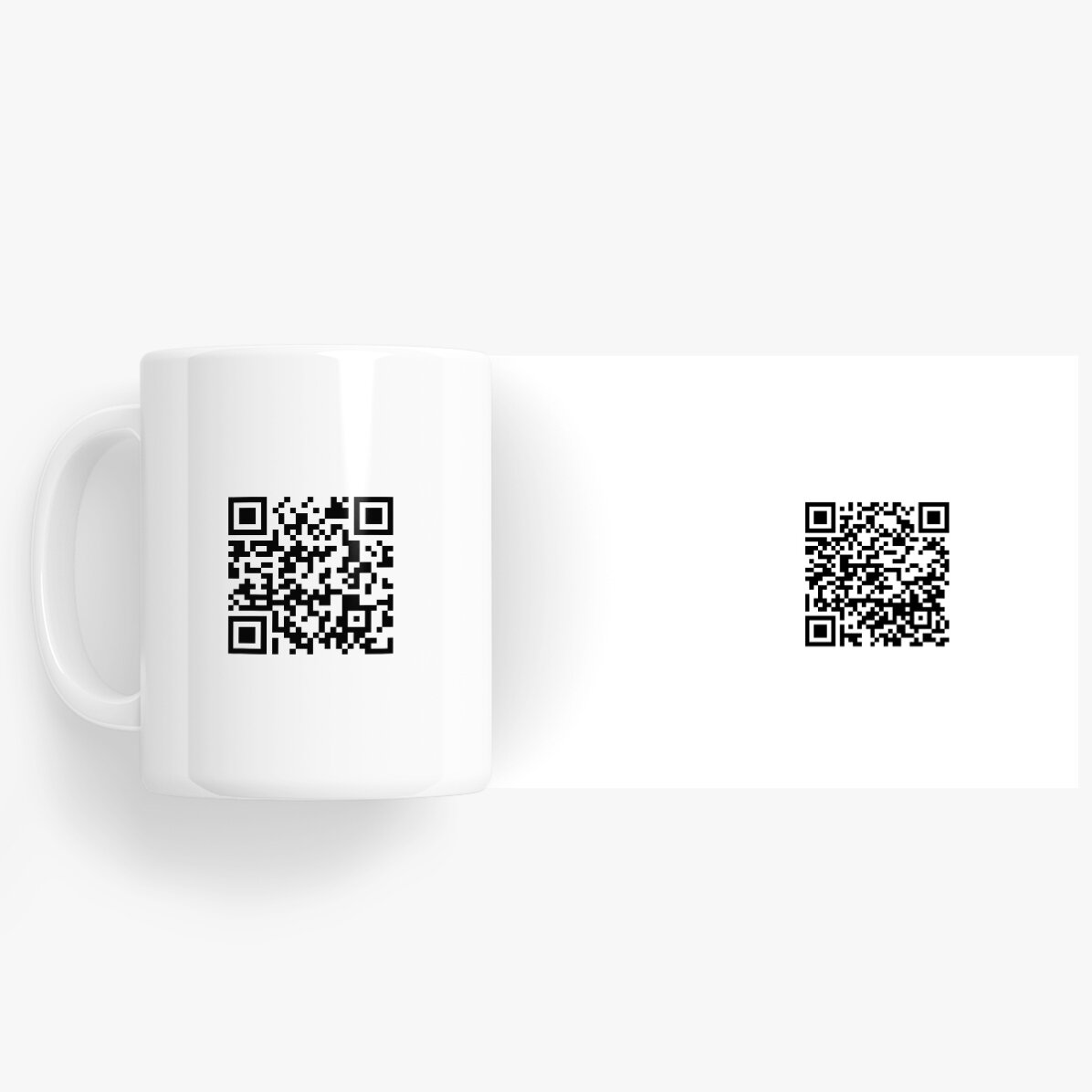 Tazza personalizzata con codice QR