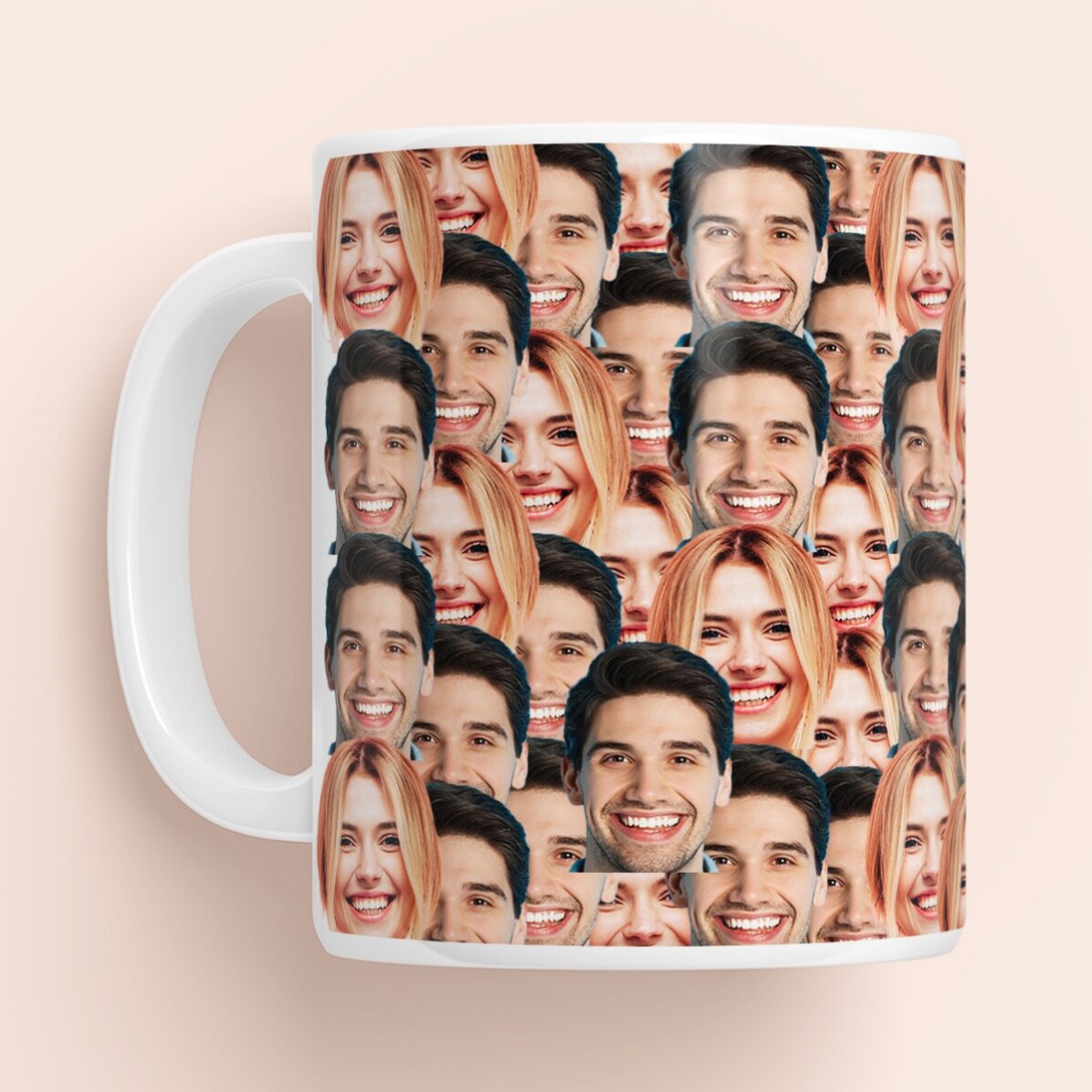 Tazza personalizzata con un collage di 2 foto
