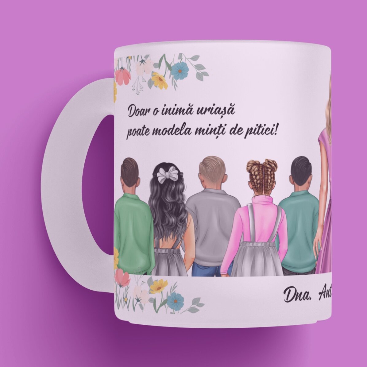 Tazza personalizzata con messaggio - La maestra