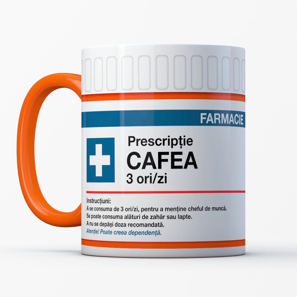 Tazza personalizzata con messaggio - Prescriptie