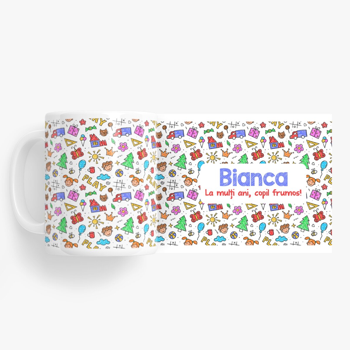 Tazza personalizzata con messaggio - Festa dei bambini