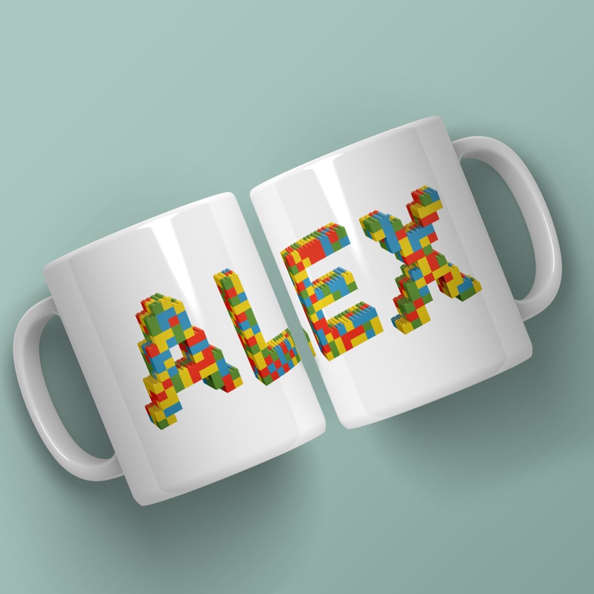 Tazza personalizzata con nome - Lego