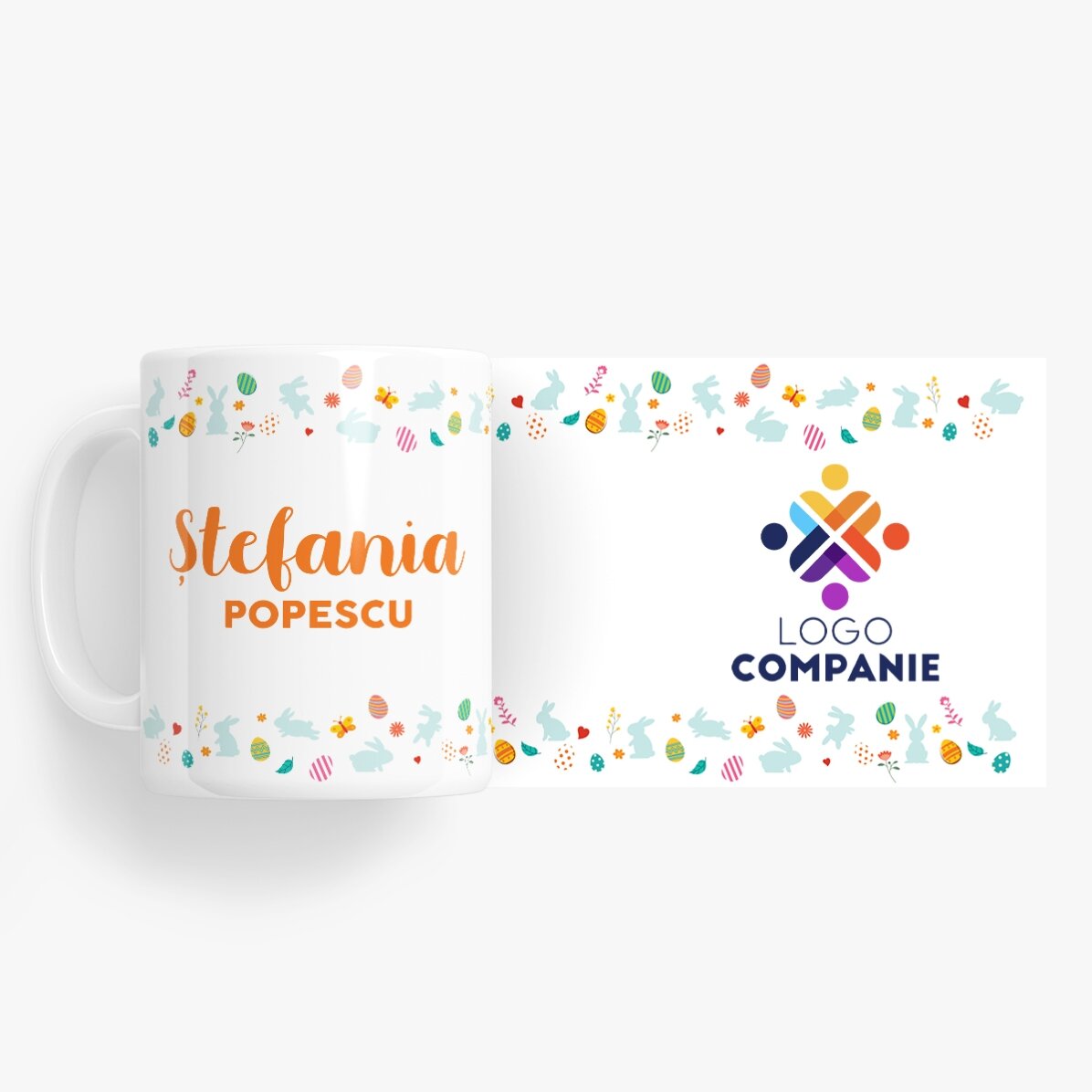 Tazza personalizzata con nome e logo - Bunny