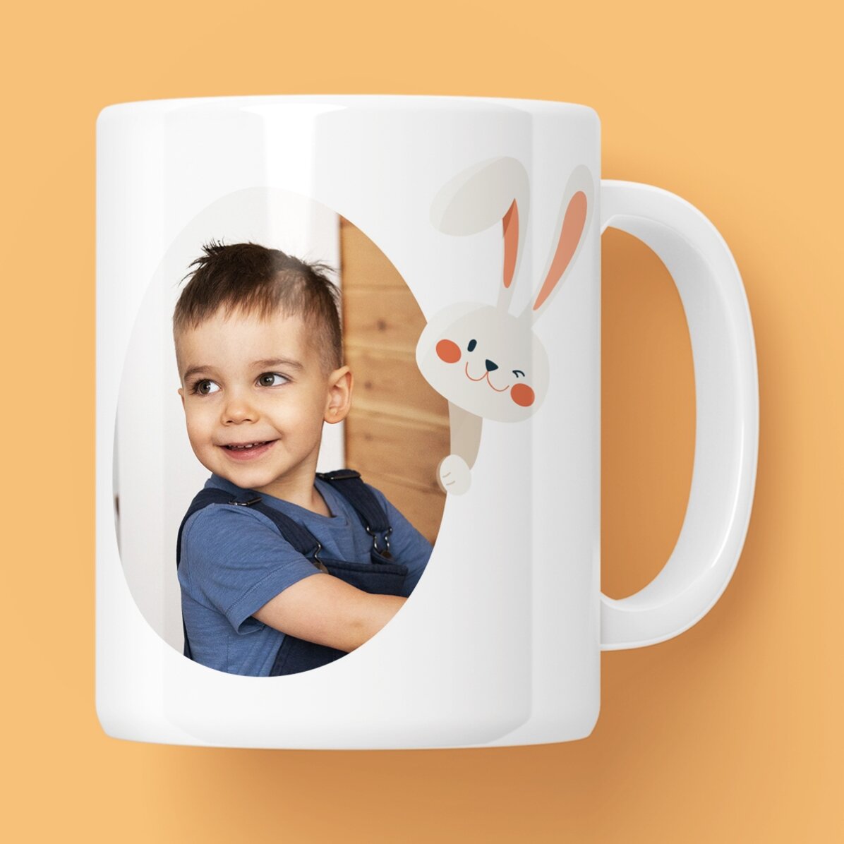 Tazza personalizzata con nome e foto - Coniglietta