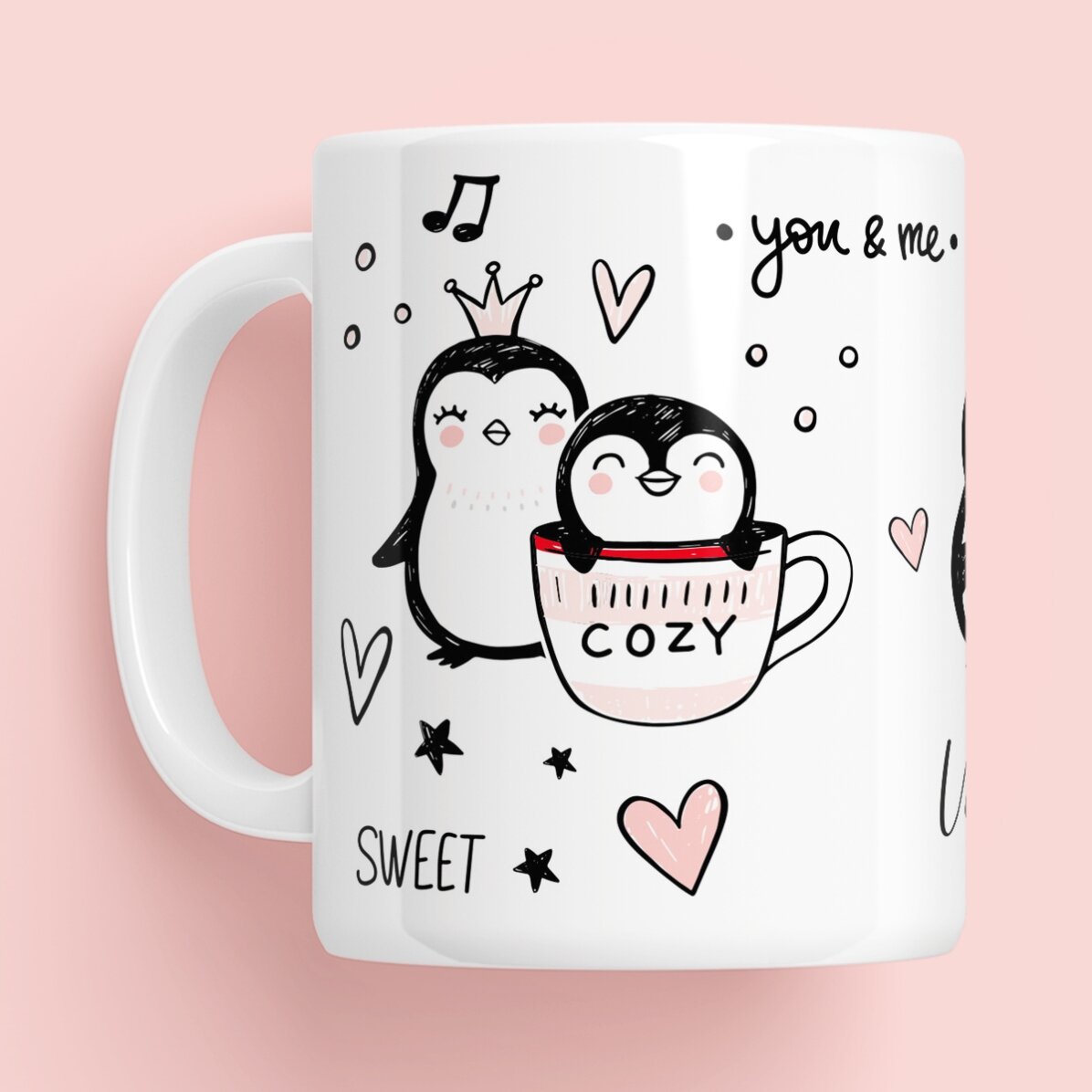 Tazza personalizzata con nome - You & Me
