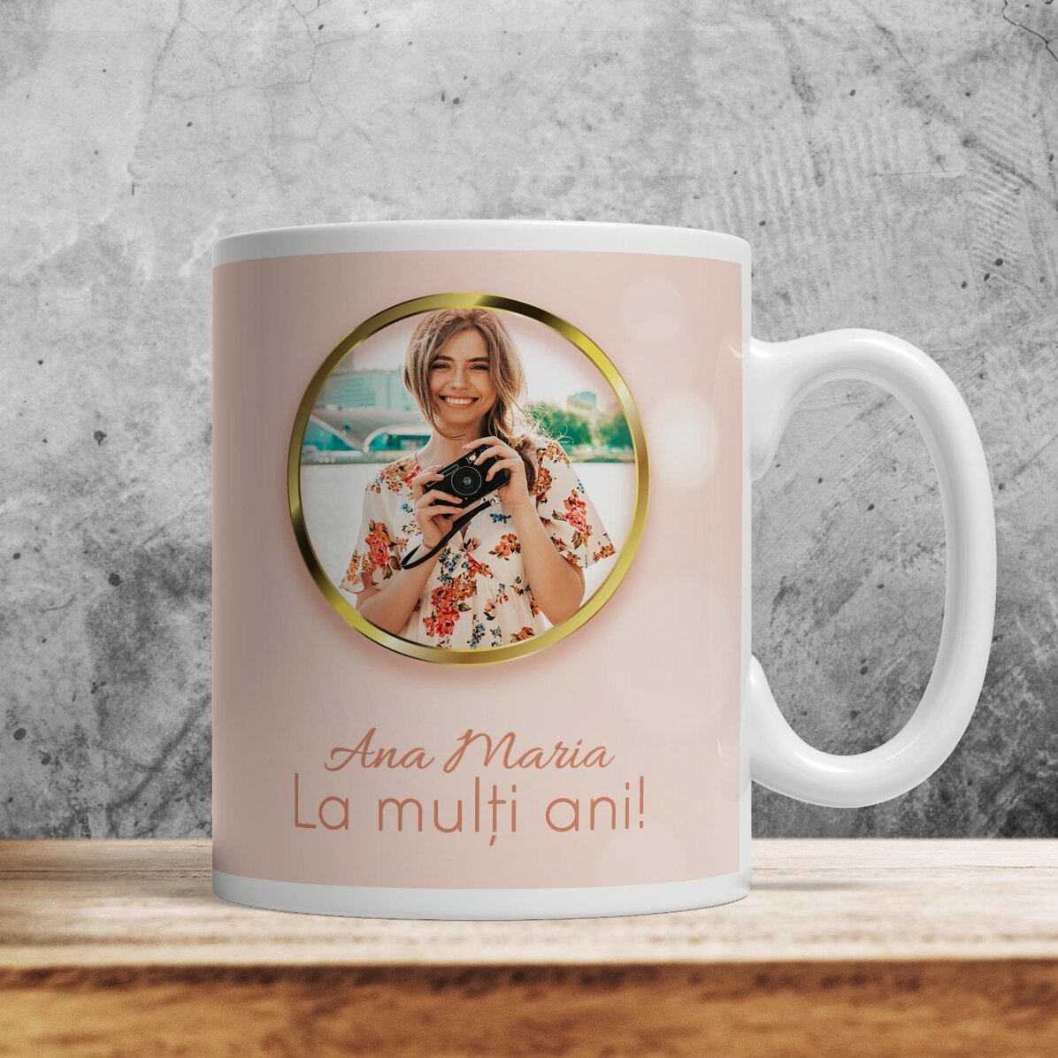Tazza personalizzata con foto e testo - Majorat