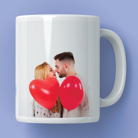 Tazza personalizzata con una foto e una scritta