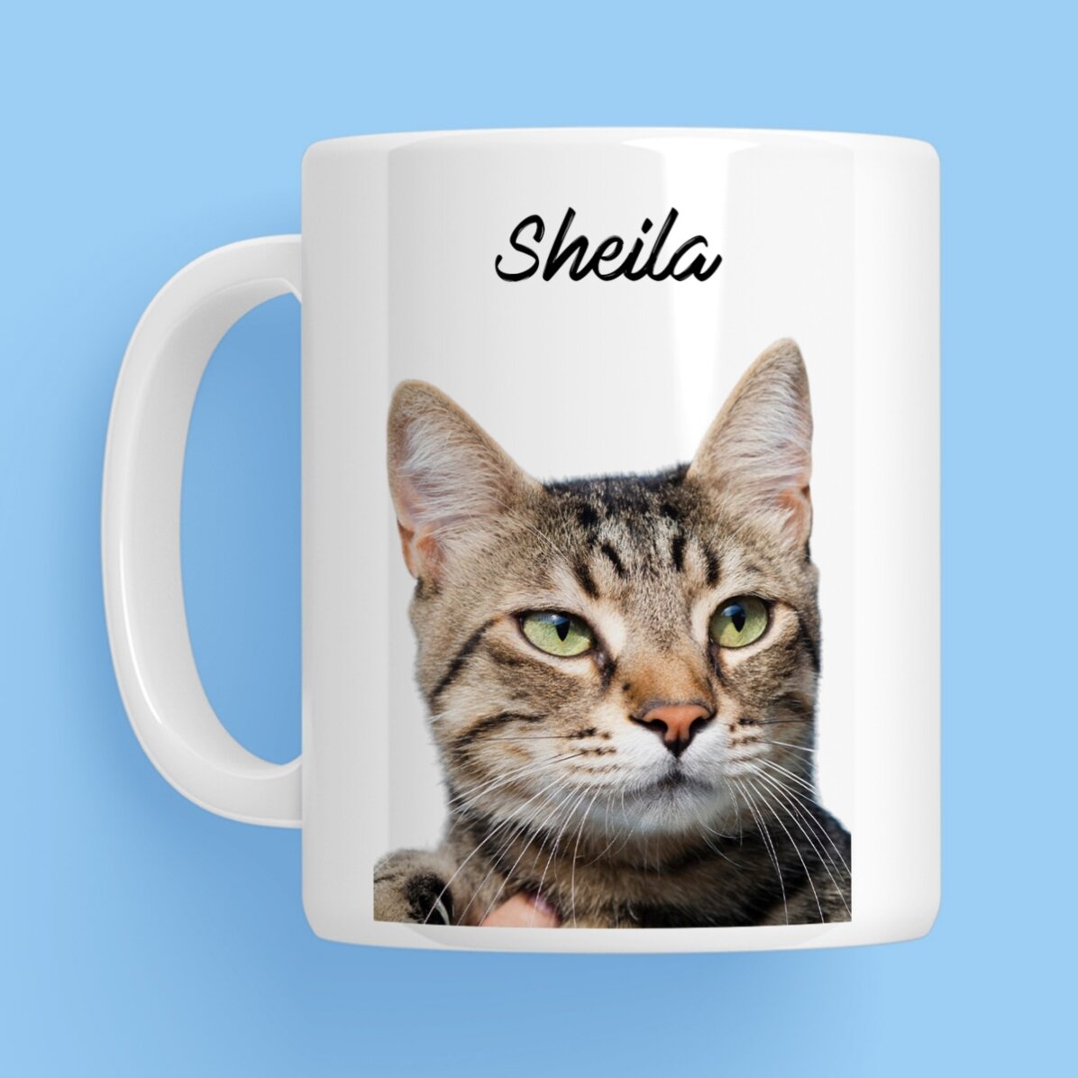 Tazza personalizzata con la foto e il nome del tuo animaletto