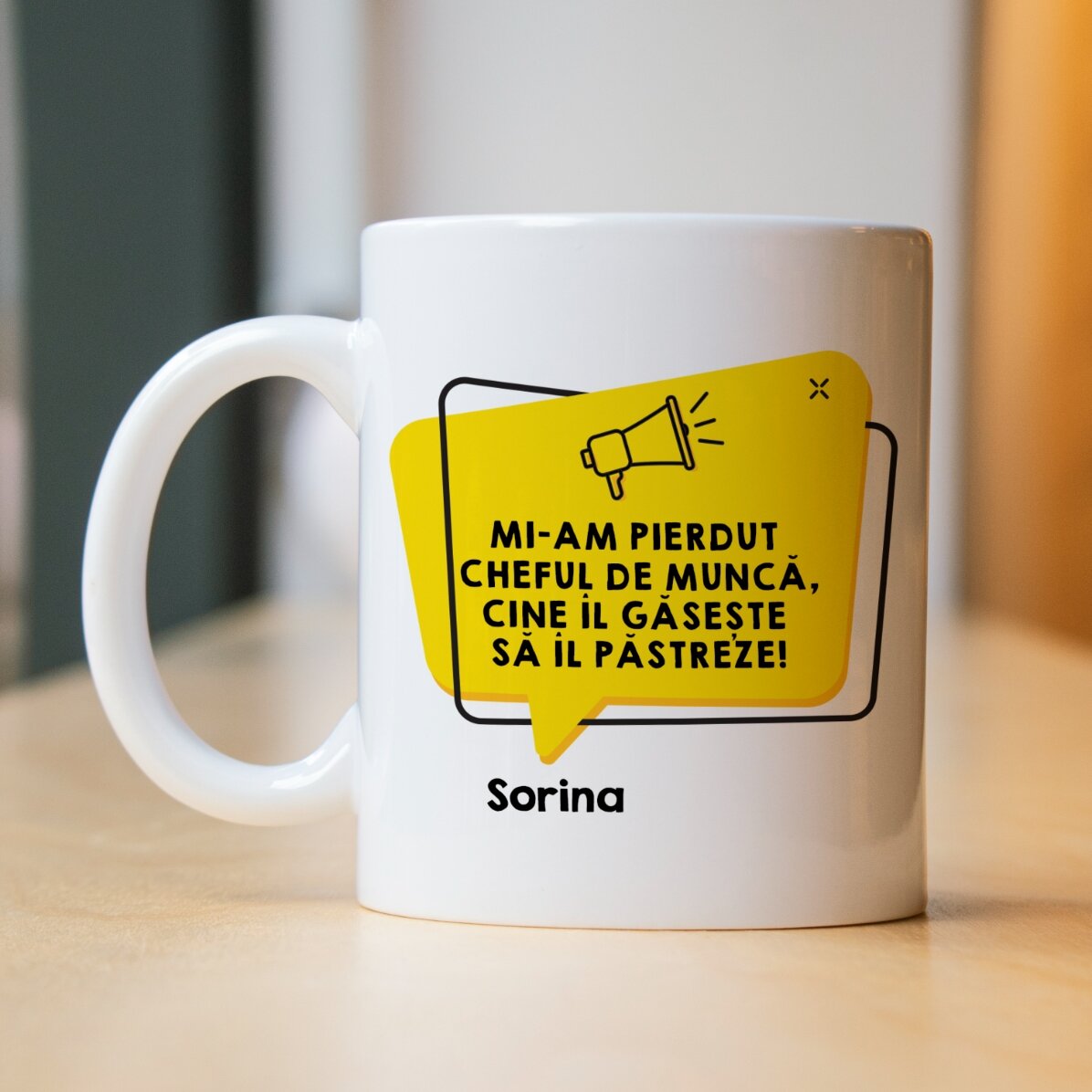 Tazza personalizzata con scritta - Annuncio
