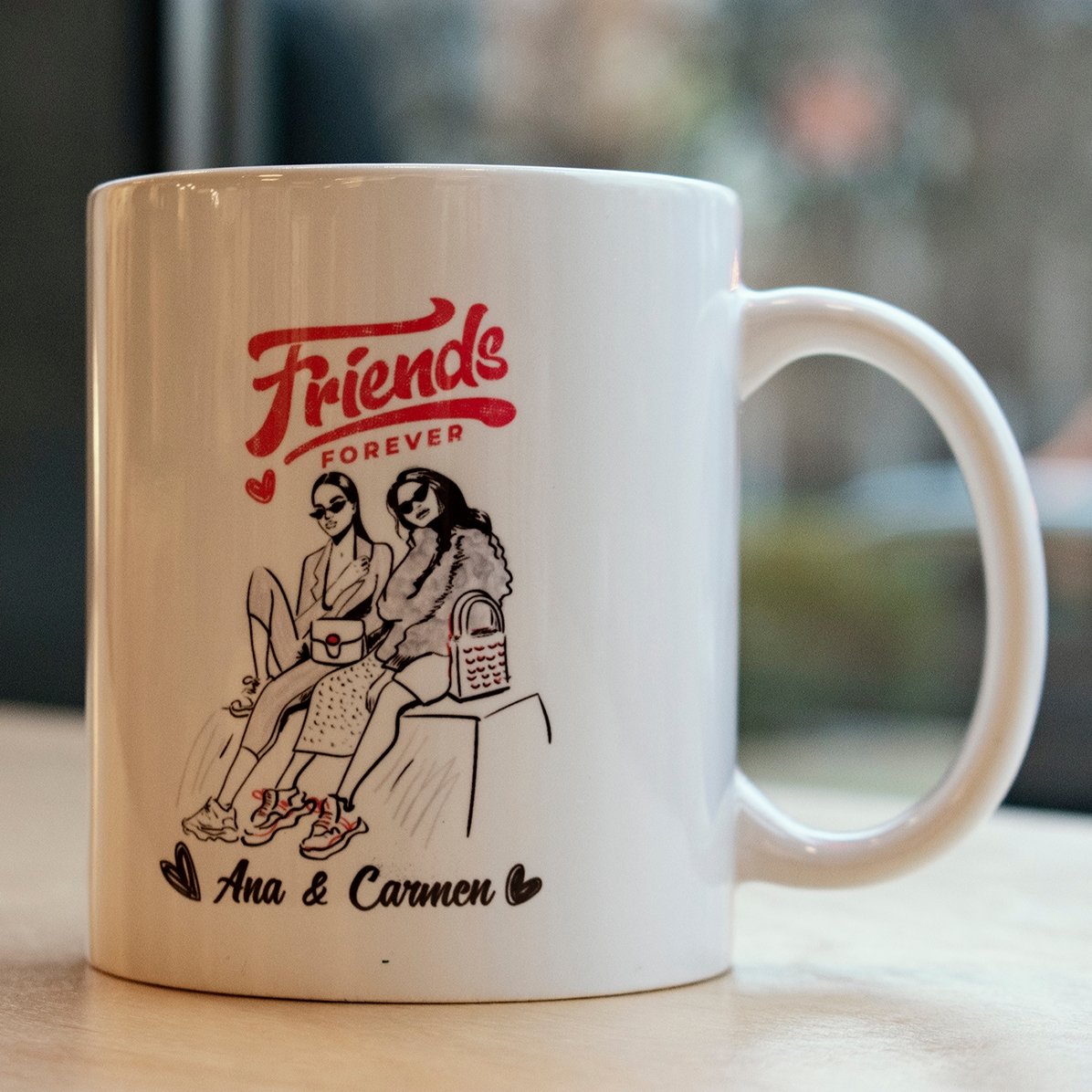 Tazza personalizzata con scritta - Migliori amici