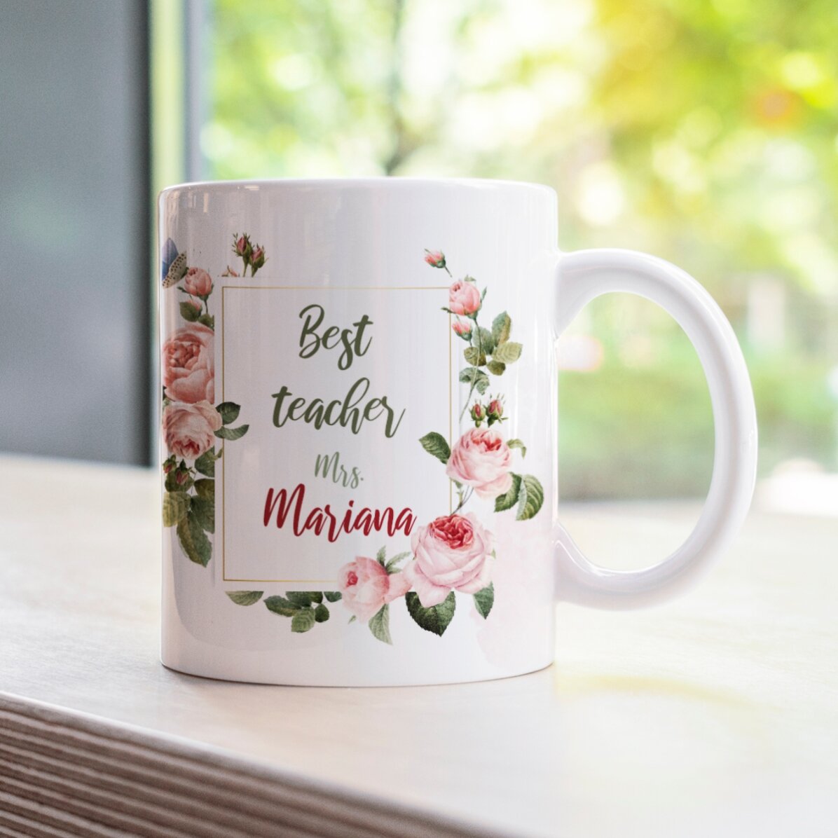 Tazza personalizzata con scritta - Best teacher